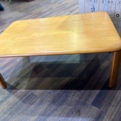 【バナナ苫小牧】ニトリ　ローテーブル 食卓テーブル 天然木 折りたたみテーブル 座卓 センターテーブル ダイニングテーブルの画像