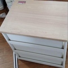 3段収納ケース　①の画像