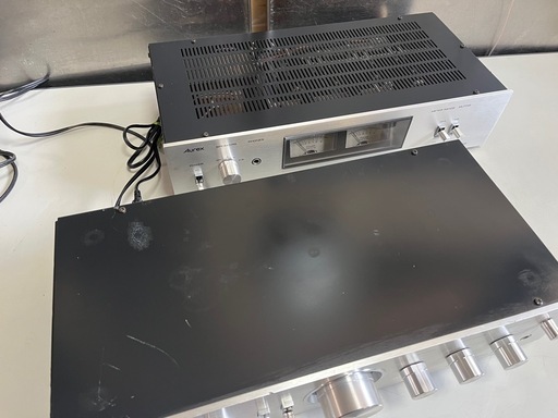 Aurex Stereo Audio パワーアンプ SC-335 / プリアンプ SY-335 動作