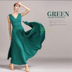 新品・未使用　ダンスウェア　ワンピース　ドレス　社交ダンス ステージ衣装 練習着の画像