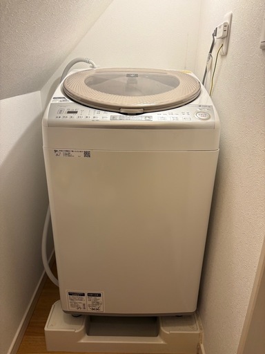 【〜1/27まで最終値下げ!!早い者勝ち】シャープ洗濯機8kg