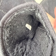 18.0 ブラック　ムートンブーツの画像