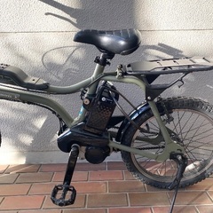 Panasonic EZ 電動アシスト自転車 マットオリーブの画像