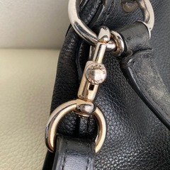 難あり！ 部品どりなどに！ A4も入ります　COACH ショルダーバッグ 斜め掛けにも　正規品の画像