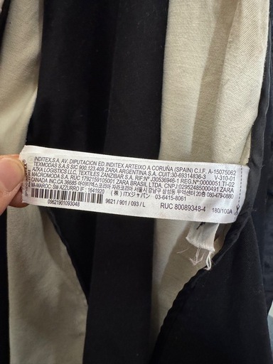 【定価3万】ZARA ロングコート カラーブロックトレンチコート