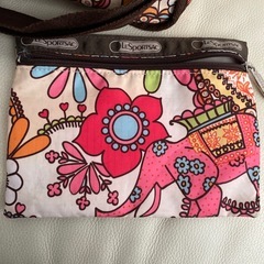 ポーチ付き LESPORTSAC 　レスポートサック  ショルダーバッグの画像