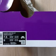 NIKE SB BLAZER LOW 新品未使用 25.5cm の画像