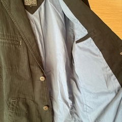 ⭕️値下げしました！イタリアブランド◎【THINK PINK】シンクピンク ワーク ジャケット 黒 ブラック カバーオール 古着 ビンテージ メンズ サイズM/Y32606SSの画像