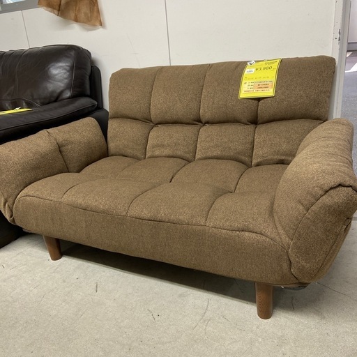 【ドリーム池田店】◎ジモティー割対象品◎リクライニング2Pソファ BR 212562000002600