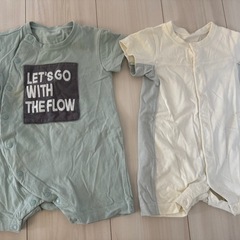 70cm 半袖ロンパース　11着　まとめ売り　男の子　夏服　　の画像