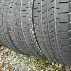 165/55R15　アルミ　タイヤ4本セット　スズキ純正ホイール　15インチ　軽自動車タイヤの画像