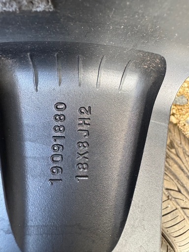 18インチ マットブラック ホイールセット