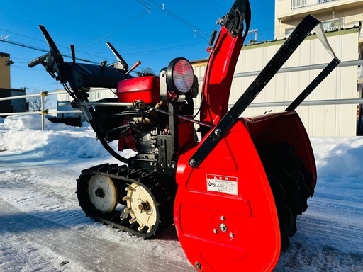 北海道 ホンダ 除雪機HS870 8馬力 塗装済み！バッテリー付き！整備点検