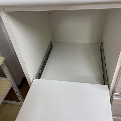【ジャングル深井店】★ニトリ 2枚扉 食器棚 キッチンボード ホワイト 家具 収納家具 簡易クリーニング済 堺市 深井 【FU3268