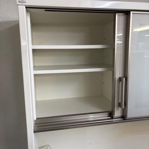 【ジャングル深井店】★ニトリ 2枚扉 食器棚 キッチンボード ホワイト 家具 収納家具 簡易クリーニング済 堺市 深井 【FU3268