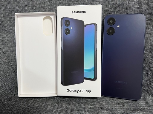 新古品　GALAXY A25 5G BLACK SIMフリー