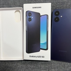 新古品　GALAXY A25 5G BLACK SIMフリーの画像