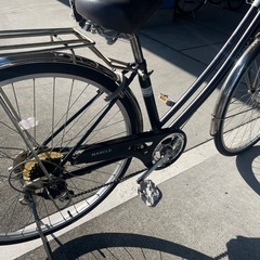 【大人用】整備済中古自転車 ホダカ27型リブレットW 黒色 <自転車のオオムラ 静岡店>の画像