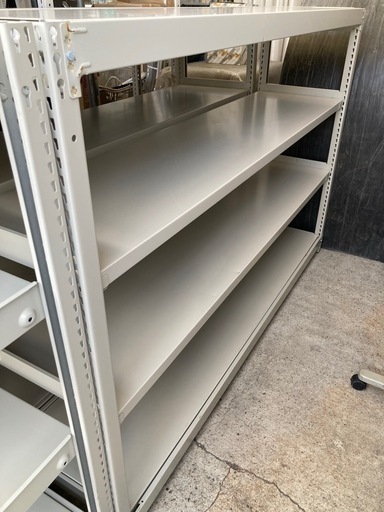 スチール棚 幅180cm ボルトレスラック 収納 中古
