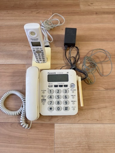 Panasonic VE-GP24-W 電話機 ホワイト (マキキキ) 小針の電話、FAX