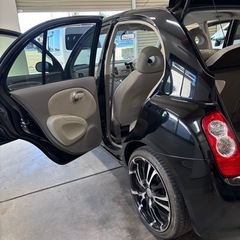 平成19年式　5速マニュアル　検付き　距離薄　日産マーチの画像