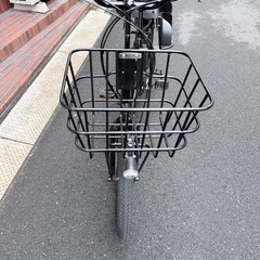 大阪府　子供乗せ　パナソニック　電動アシスト自転車 チャイルドシート付き 黒の画像