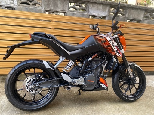 【程度良】KTM DUKE125  ABS  車体　早期成約特典あり