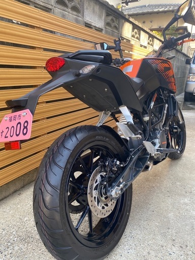 【程度良】KTM DUKE125  ABS  車体　早期成約特典あり 程度良】KTM DUKE125 ABS 車体 早期成約特典あり 【公式通販】