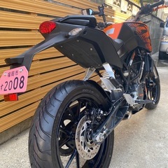 【程度良】KTM DUKE125  ABS  車体　早期成約特典ありの画像