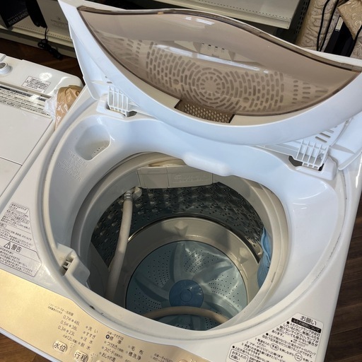 1211 TOSHIBA 東芝 電気洗濯機 5.0kg AW-5G8 2020 ホワイト