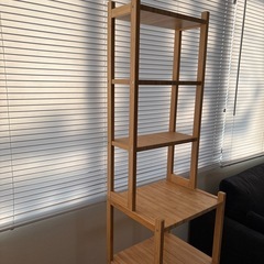 1/21・1/26 午後引き取り限定　IKEA 収納棚　ローグルンド　高さ163 シェルフの画像