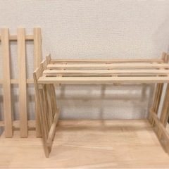 木製すのこ＊収納ラックの画像
