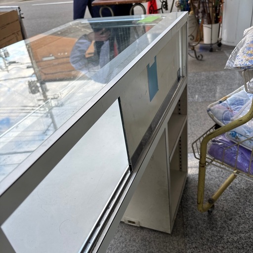 【セール価格！】 店舗用 ガラス製 ショーケース コレクションケース アクセサリーケース カウンター カウンターショーケース