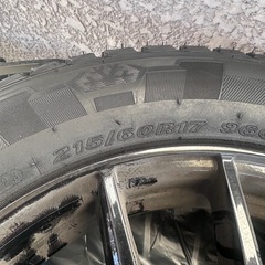 215/60/17 スタッドレスタイヤホイールセット2023年製の画像