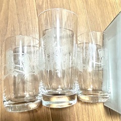 【新品未使用 】ガラスコップ3個セット×2　大相撲　2025年5月場所　観戦記念グラス　横綱　国技館　お土産の画像