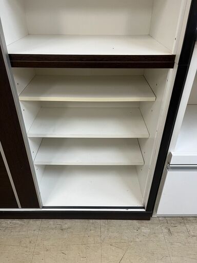 【リサイクルショップどりーむ荒田店】No.4419 キッチンボード NITORI/ニトリ 2012年モデル 食器棚
