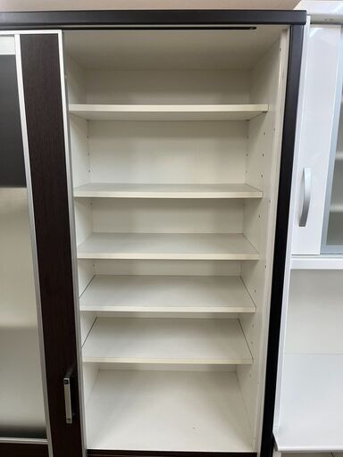 【リサイクルショップどりーむ荒田店】No.4419 キッチンボード NITORI/ニトリ 2012年モデル 食器棚