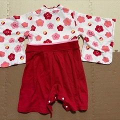 80サイズ　袴　ベビー服の画像