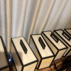 【大幅値下げ】　TIME&STYLE「書見行燈 小」風 行燈　間接照明 計6点の画像