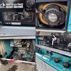 A-321△ y 岐阜発/ デンヨー/ GAW-150ES/ エンジン式/ 発電溶接機/実動 動画バッテリー欠品/アーク溶接確認/現状品/ 管40c/ R7.9/26 △の画像