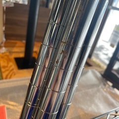 【引き取り限定】中古品　メタルラック4段③　棚板1210×460×30（㎜）　ポール1500（㎜）の画像