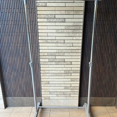 伸縮式ハンガーラック キャスター付きの画像