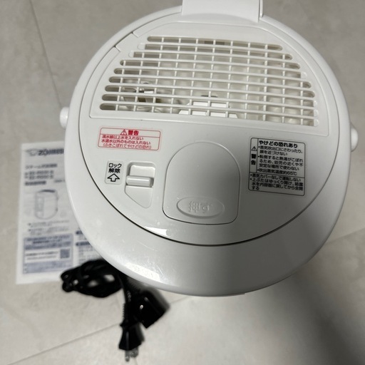 美品 ZOJIRUSHI 象印 スチーム式 加湿器 2.2L EE-RS35