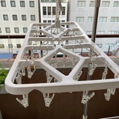 物干し竿とピンチの画像