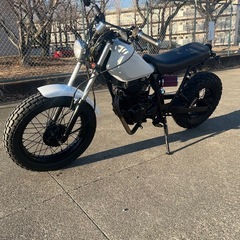 YAMAHA TW200ヤマハ 2JL  書付　実動の画像