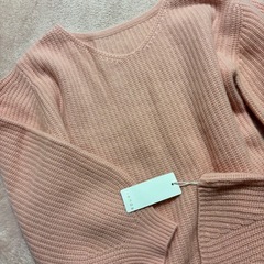 rienda リエンダ  ラクーンMIXKnitTOPの画像