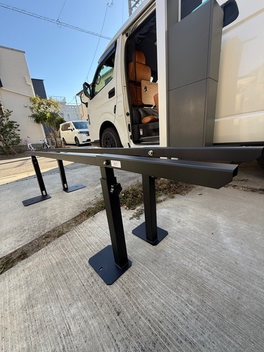 ハイエース　ワイド　フレックス製ベッドキット　6型にて使用