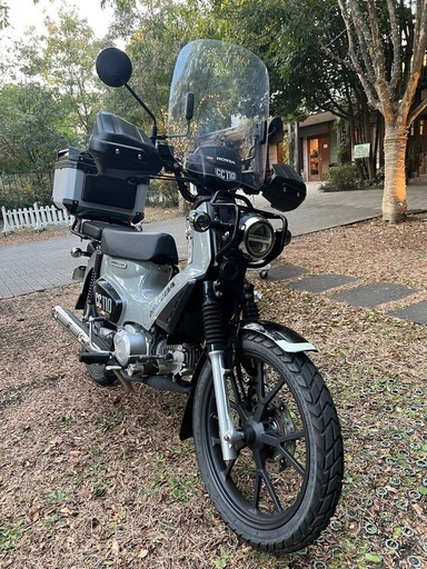 【取引終了】ホンダ クロスカブ110 人気色グレー CC110 JA60 2025年式　走行少　カスタム多数