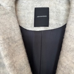 JEANASIS グレーロングコートの画像