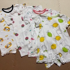 80cmサイズロンパースとズボンの画像